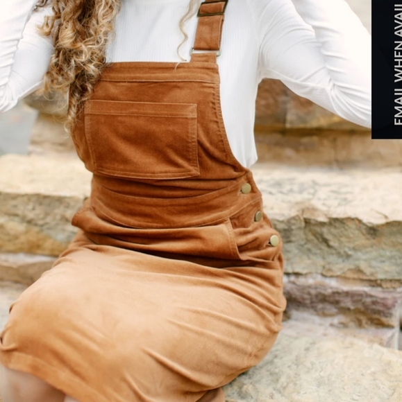 Corduroy Overall Dress 10 - Picture 2 of 8